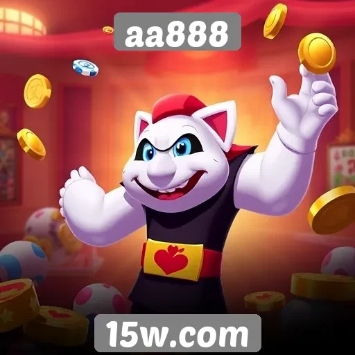 Visão geral das ofertas de jogos no site aa888